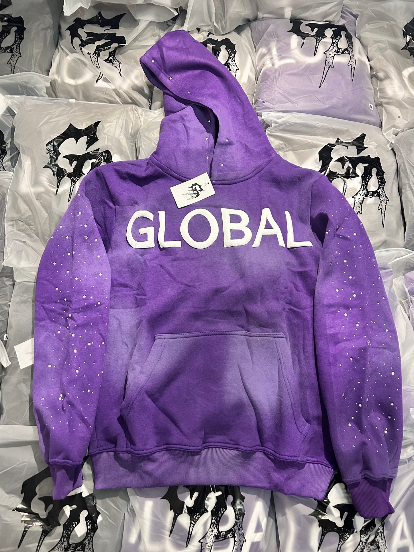 Global Rhinestone Hoodie