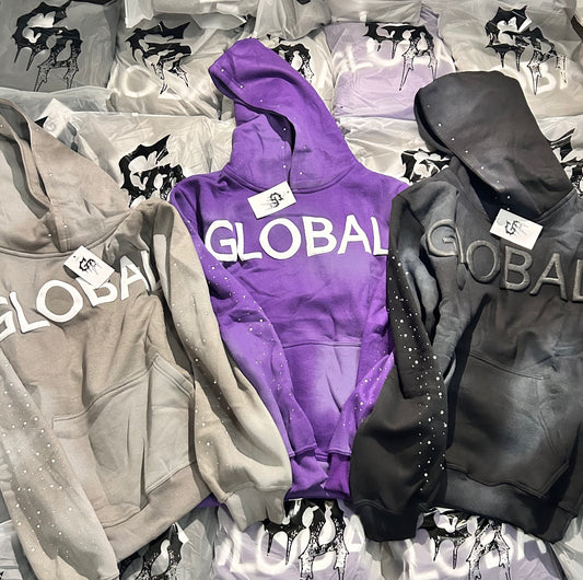 Global Rhinestone Hoodie