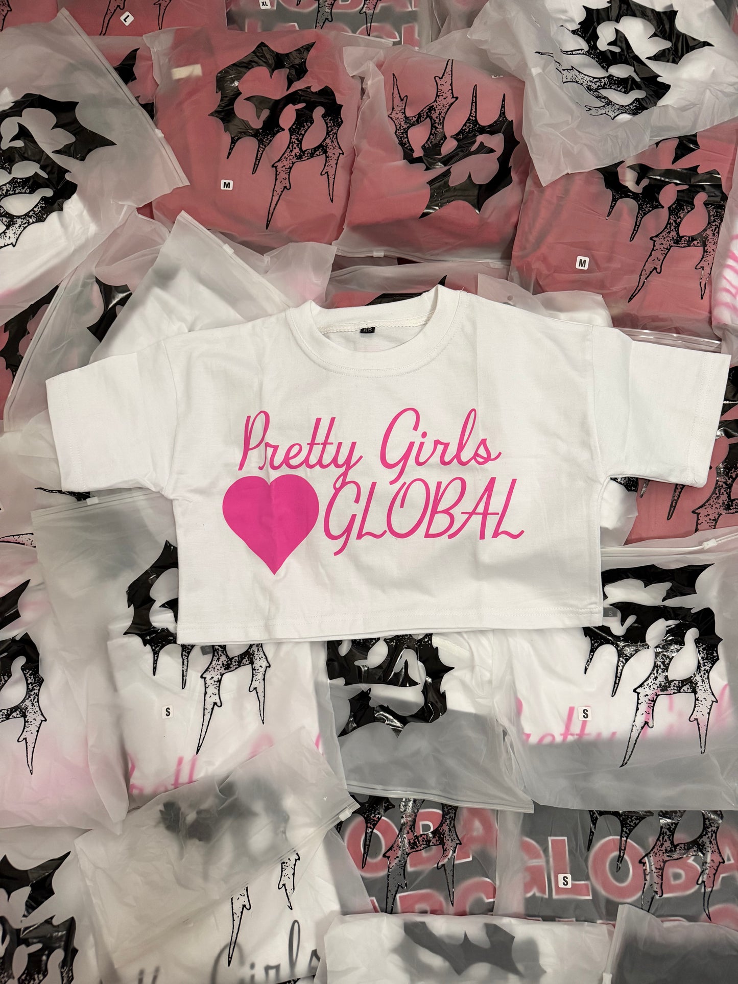 Pretty Girls Love Global Crop Tops