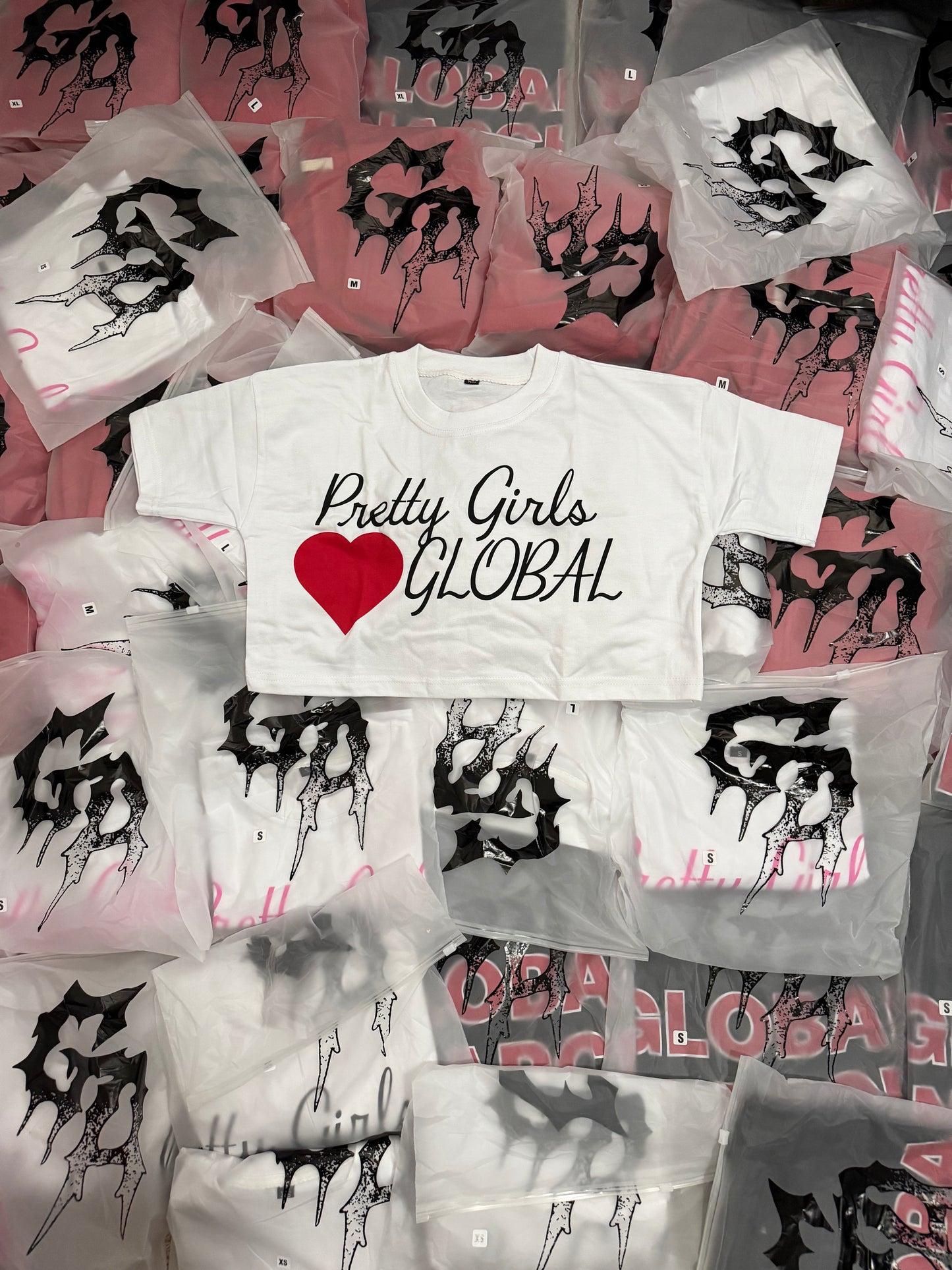 Pretty Girls Love Global Crop Tops